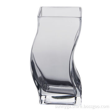 Glass Vase with 1,014g Weight, 105/90/202mm (Top/Bottom/Height)